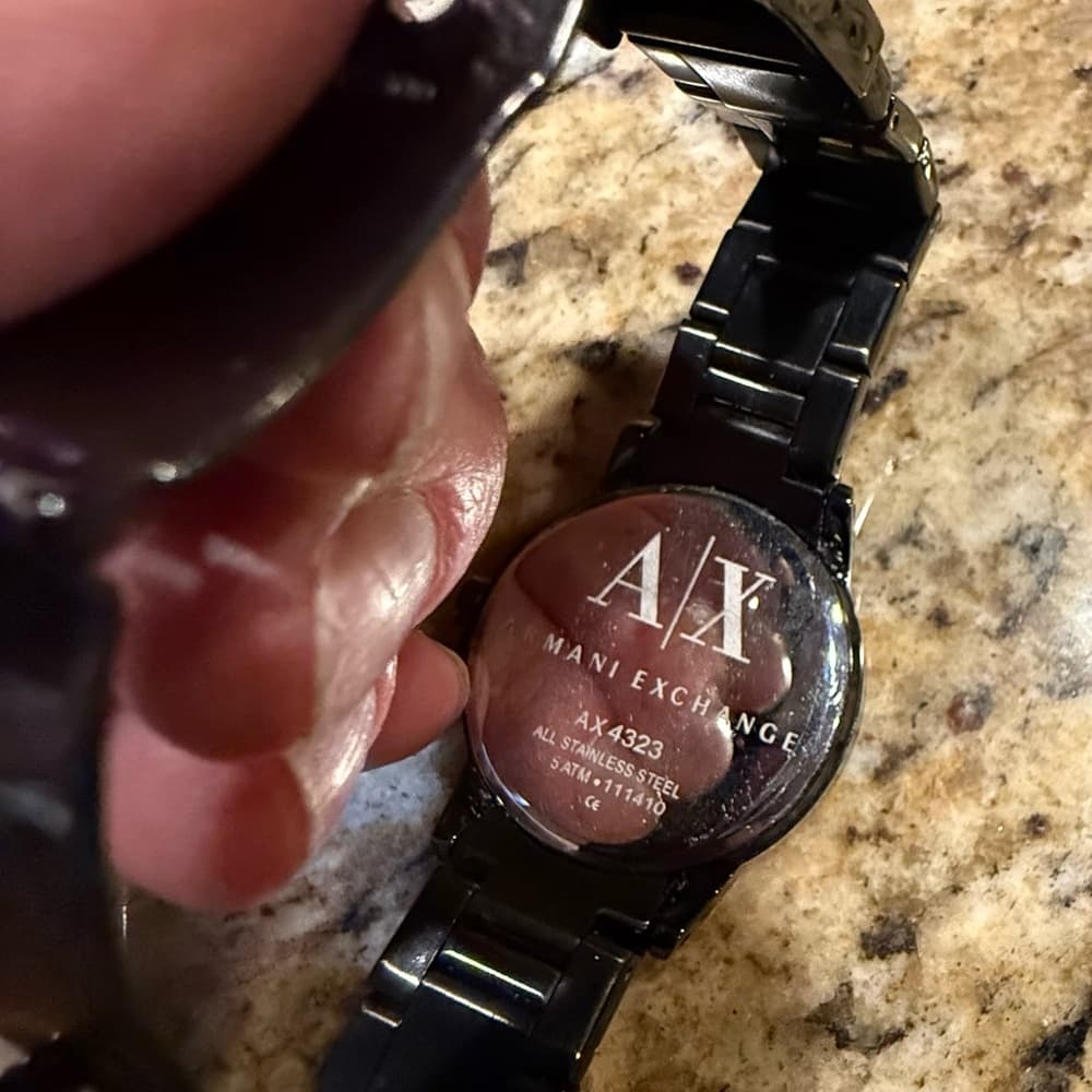 Armani Exchange AX4323 Julietta Black Dial Black Ion Plated Women's Watch - Thumbnail 2