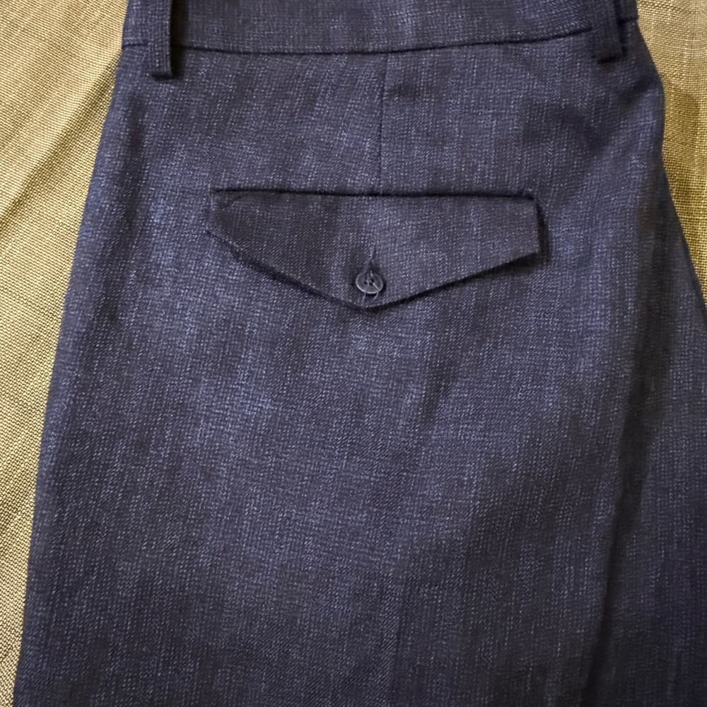 2 silver silk men’s dress pants 40x30 - Thumbnail 3