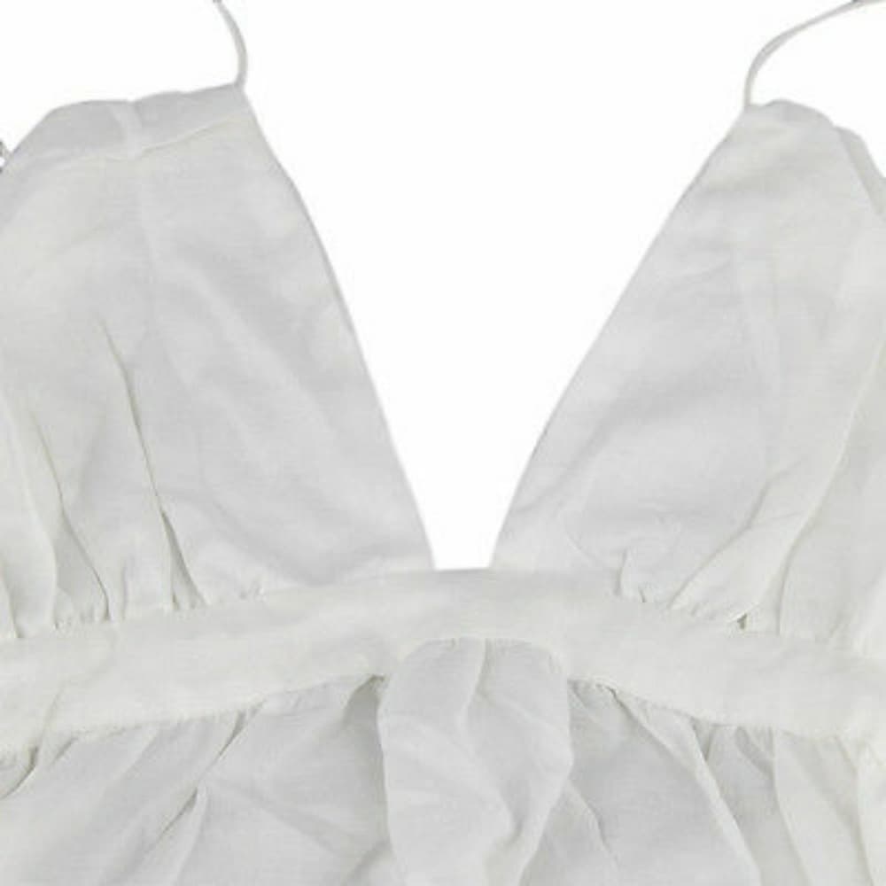 White Long Maxi Boho Evening Dress - Thumbnail 3