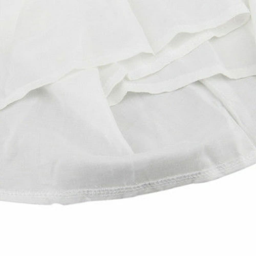 White Long Maxi Boho Evening Dress - Thumbnail 6