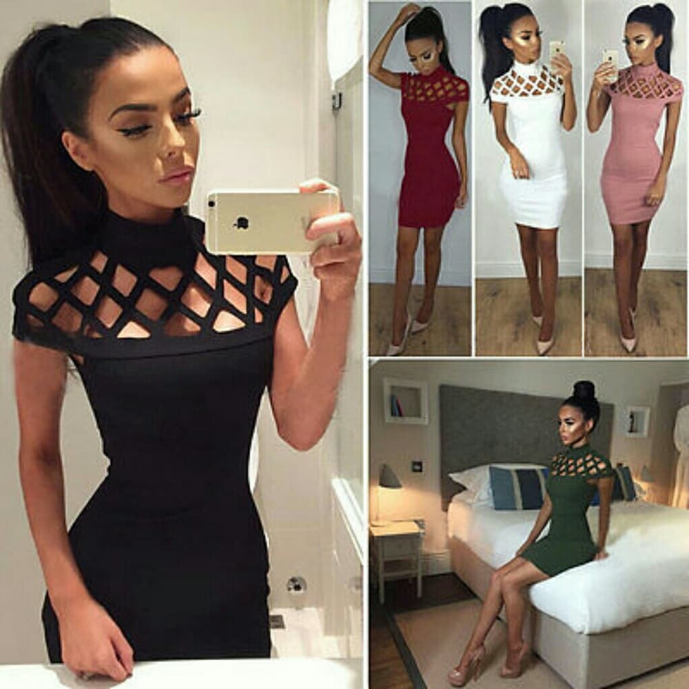 Beautiful Fashion Sleeveless Cocktail Dress - Thumbnail 2
