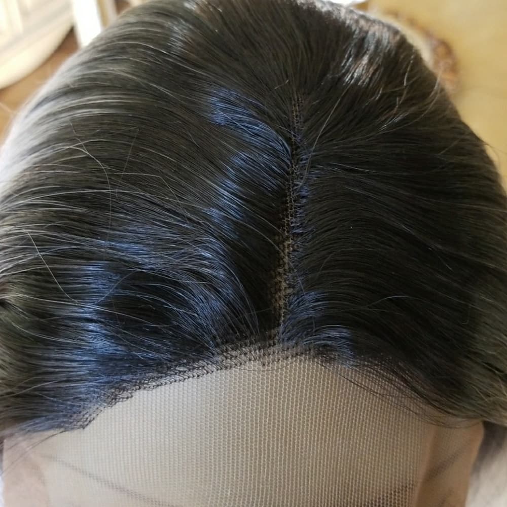 Black Gray Beauty LaceFront Wig - Thumbnail 5
