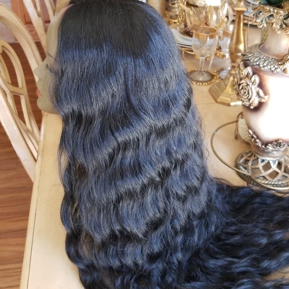 Curly Wave Lace Front Wig - Thumbnail 5
