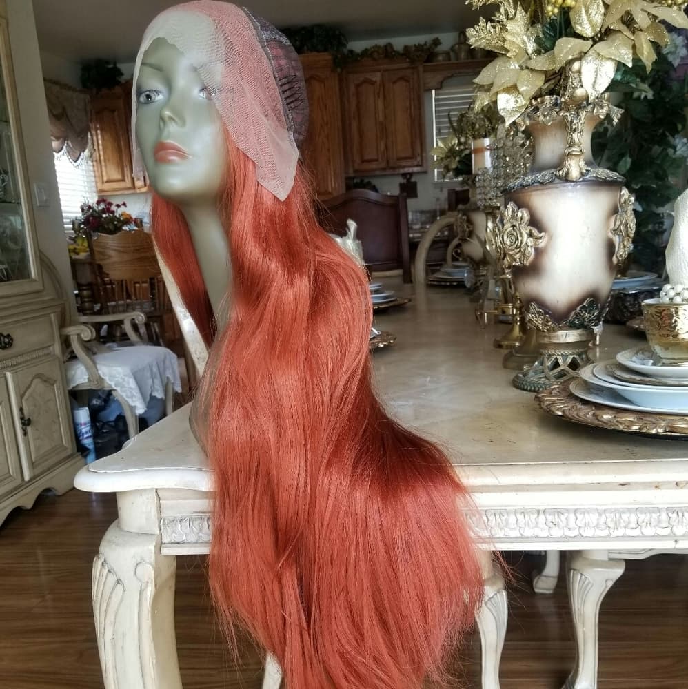 Copper Red Beauty LaceFront Wig 24-28 inches!!! - Thumbnail 4