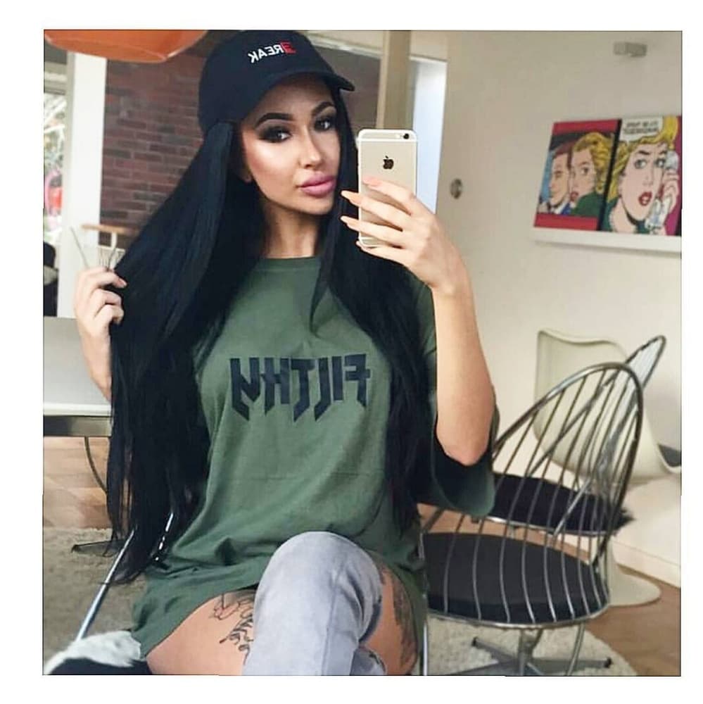Black Straight Lace Front Wig