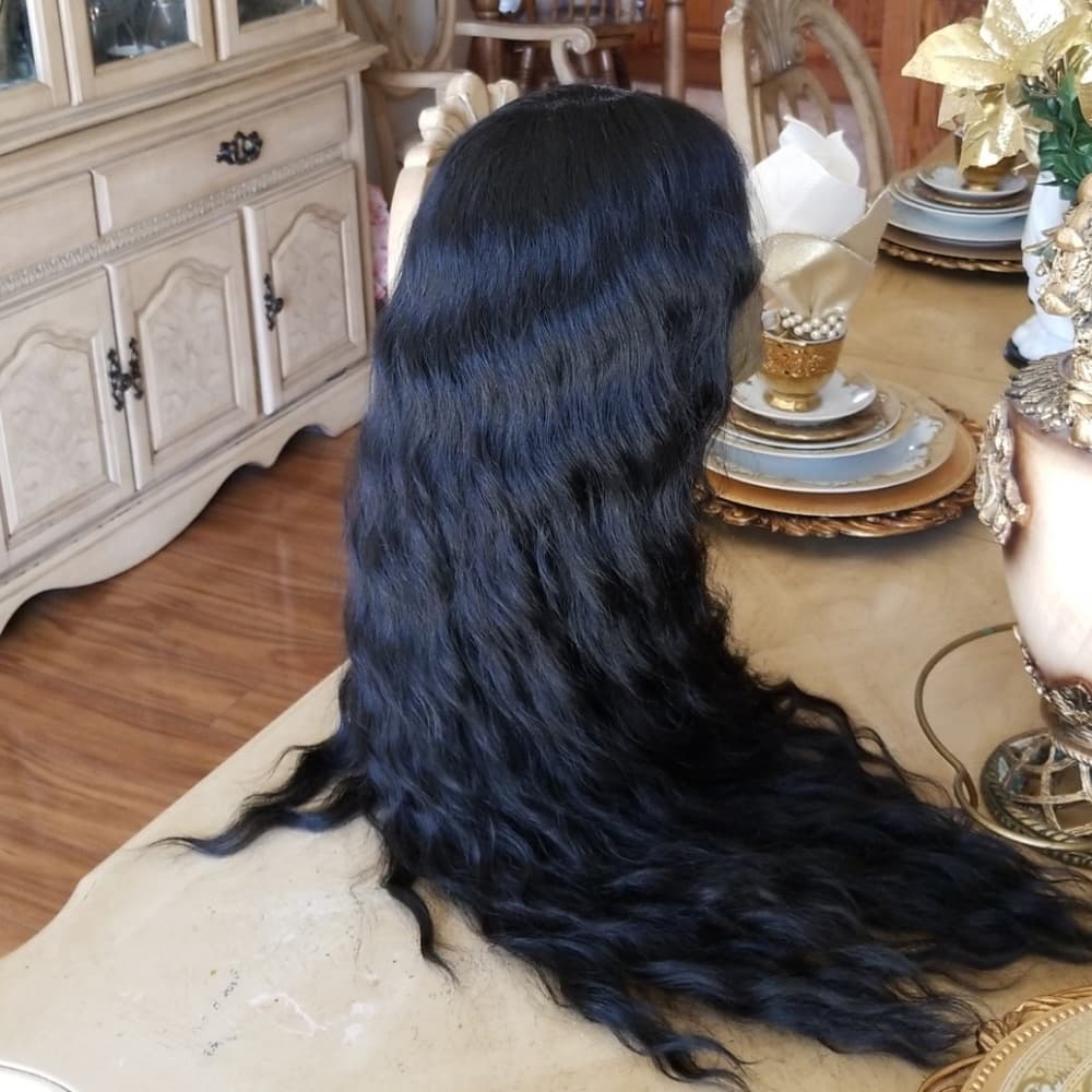 Curly Wave Lace Front Wig - Thumbnail 6