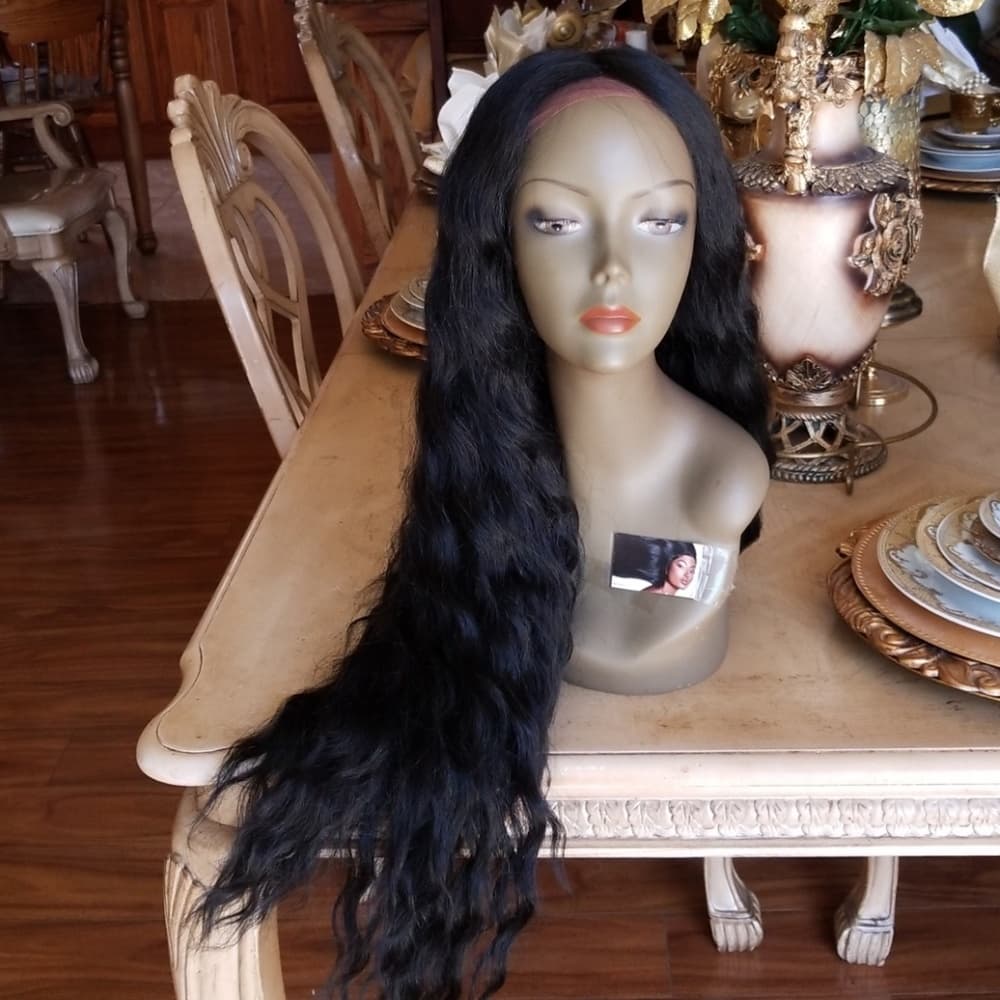 Curly Wave Lace Front Wig - Thumbnail 2