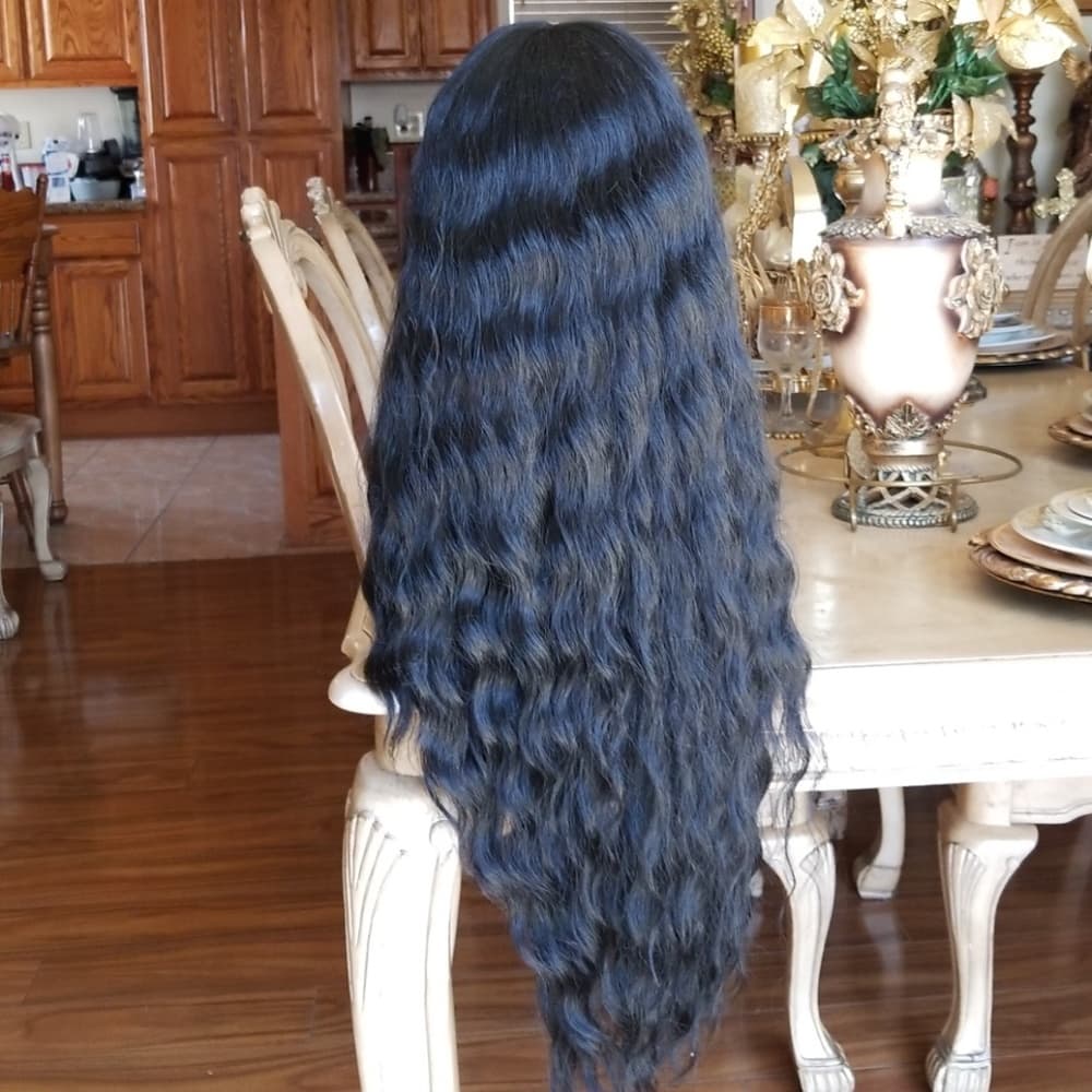Curly Wave Lace Front Wig - Thumbnail 8