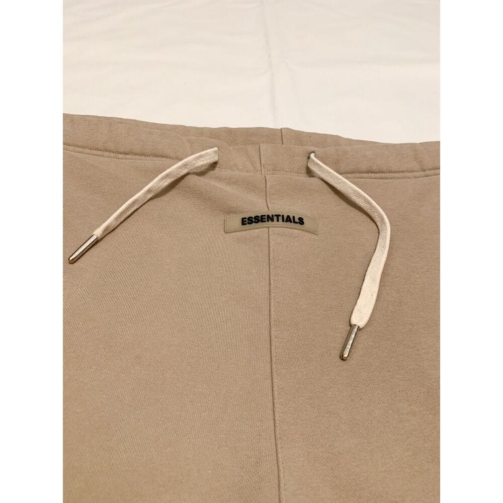 Essentials Tan Flat Front Men Shorts - Thumbnail 3