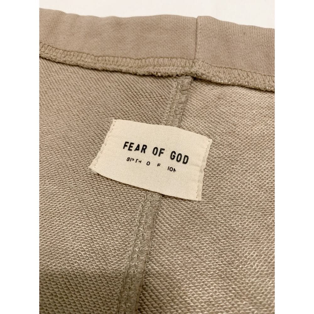 Essentials Tan Flat Front Men Shorts - Thumbnail 5