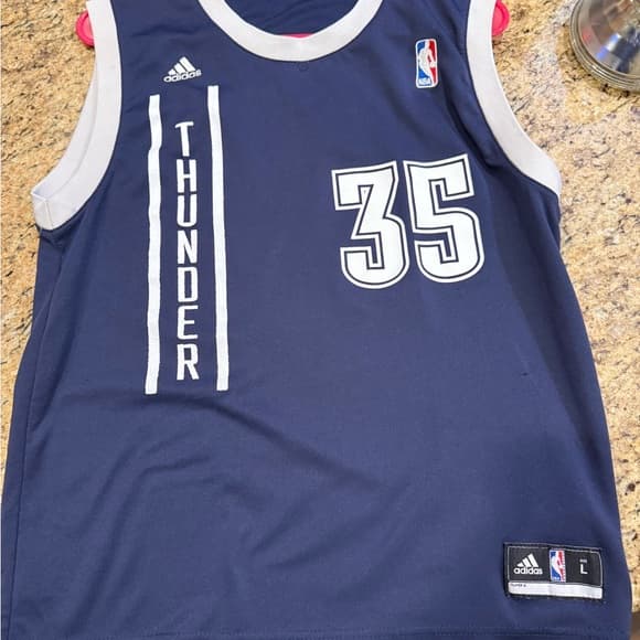 Adidas Kids Navy Thunder Jersey - Thumbnail 4