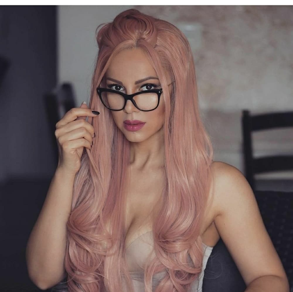 Pink Beauty LaceFront Wig 24-26 inches