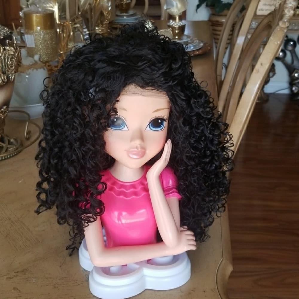 Black Curly Beauty Wig - Thumbnail 8