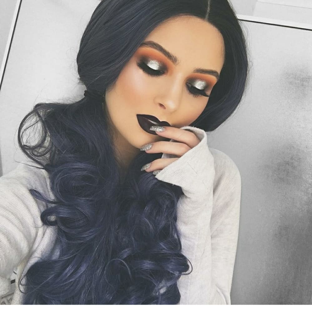 Black Purple Beauty Lacefront Wig 22-24 inches!!