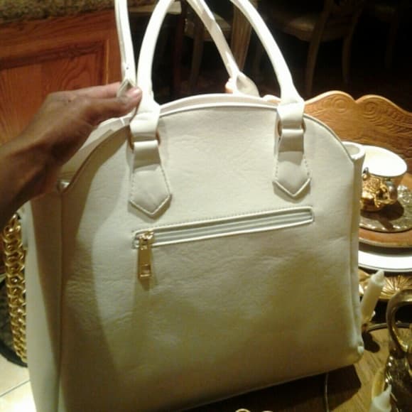 Beautiful White Gold Exotic Purse - Thumbnail 3
