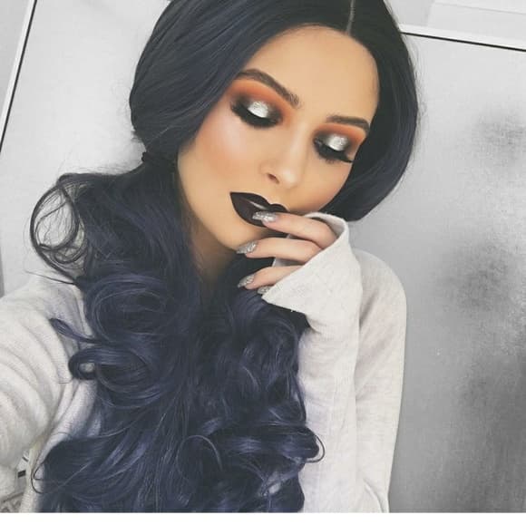 Black Purple Beauty Lacefront Wig 22-24 inches!! - Thumbnail 2
