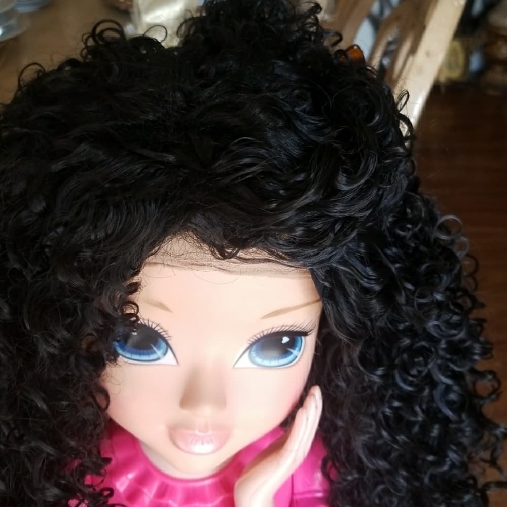 Black Curly Beauty Wig - Thumbnail 5