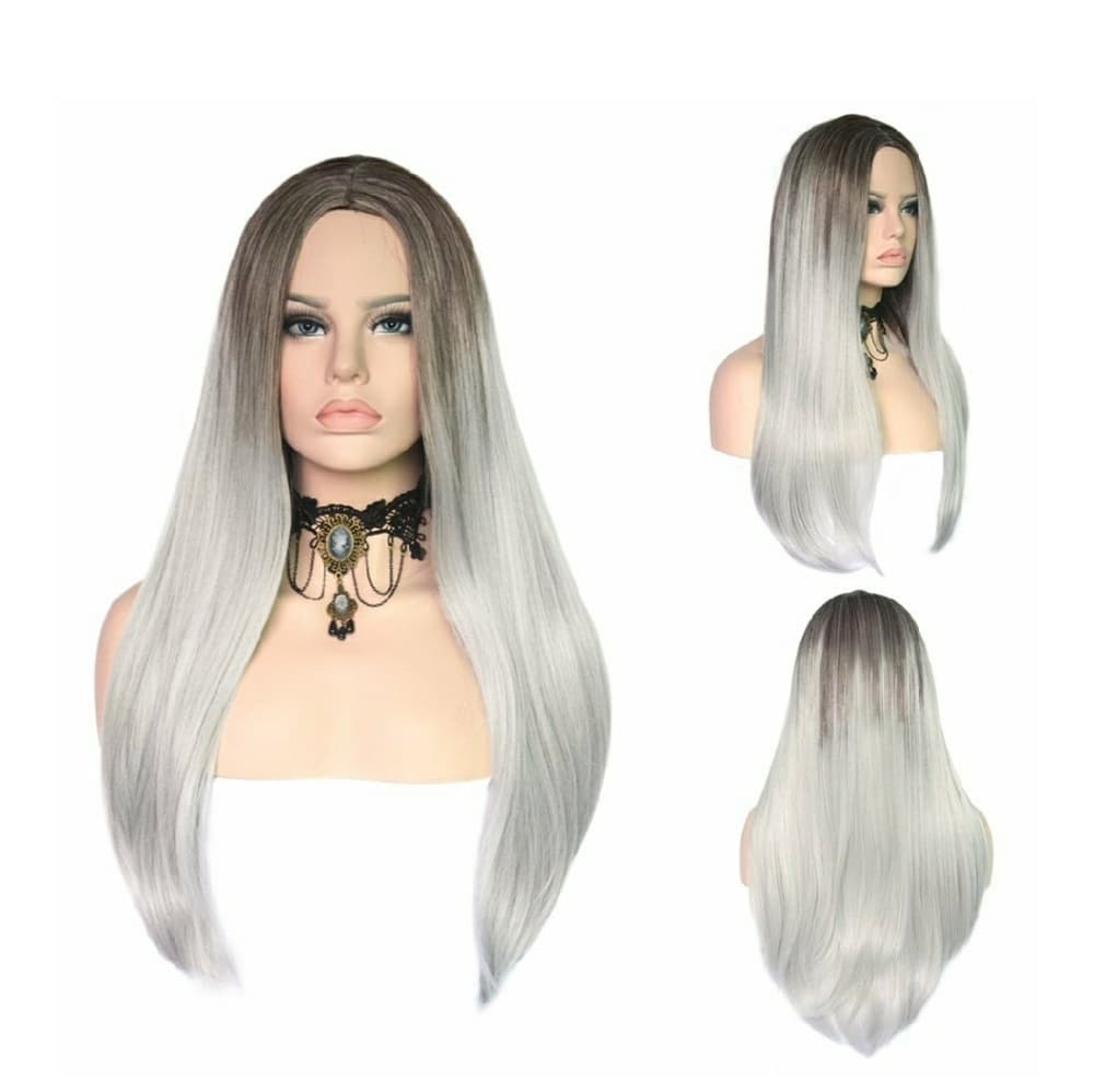 Ombre Gray Beauty Wig - Thumbnail 6