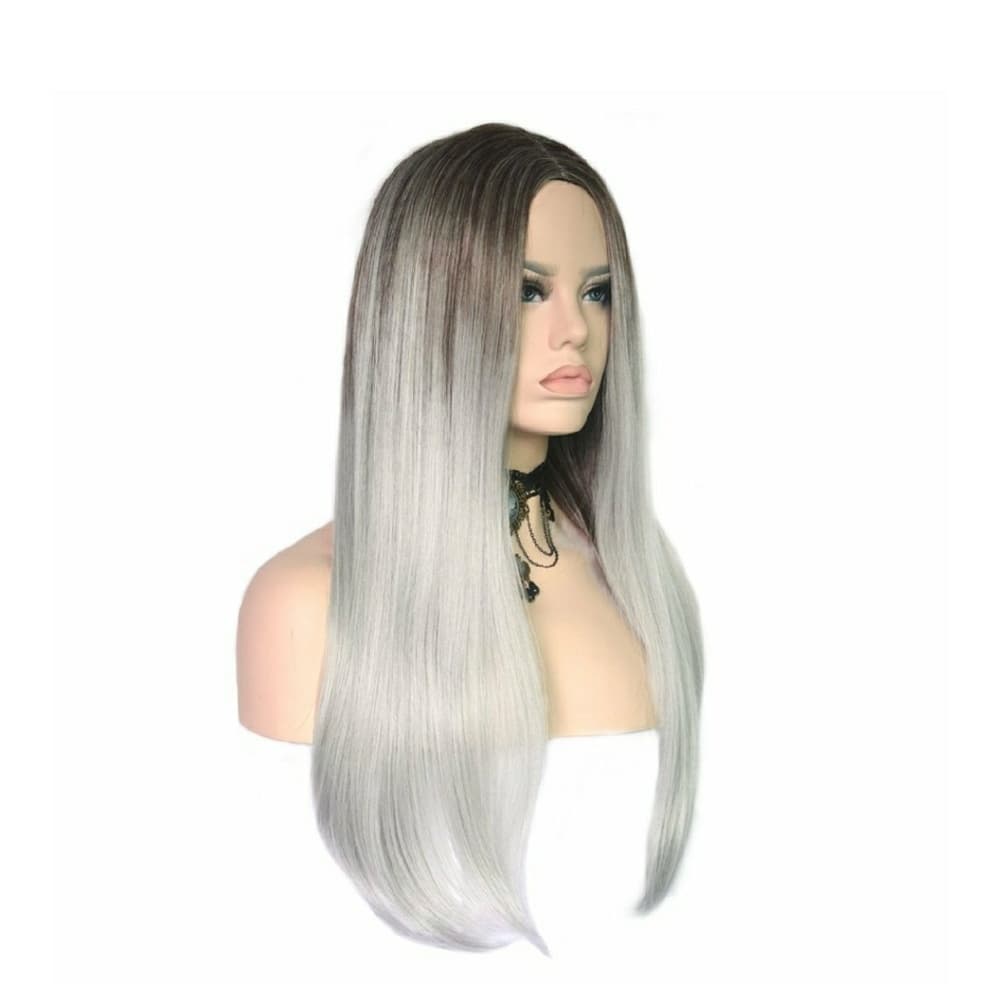 Ombre Gray Beauty Wig - Thumbnail 2