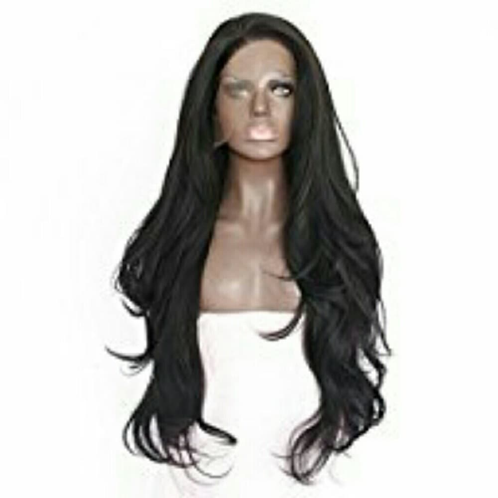 Wavy black Beauty Wig 24-26 inches!! - Thumbnail 2