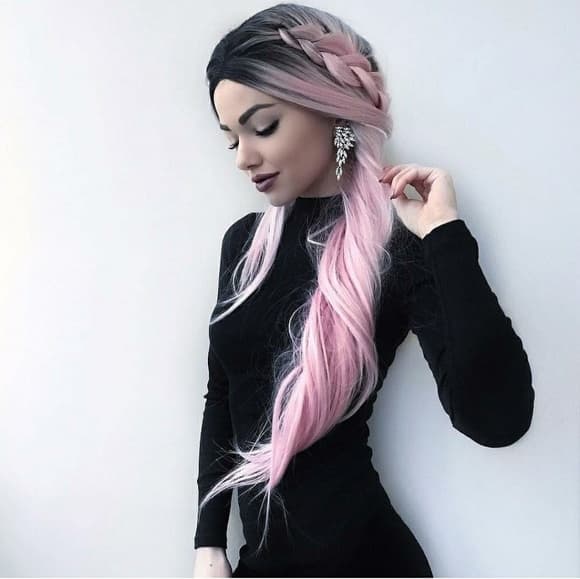 Ombre Pink Beauty LaceFront Wig 24-28 inches!! - Thumbnail 5