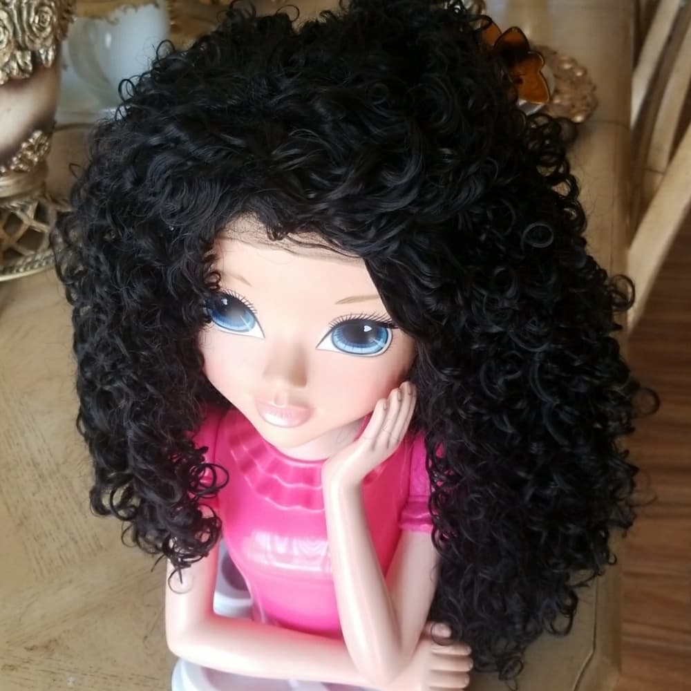 Black Curly Beauty Wig - Thumbnail 4