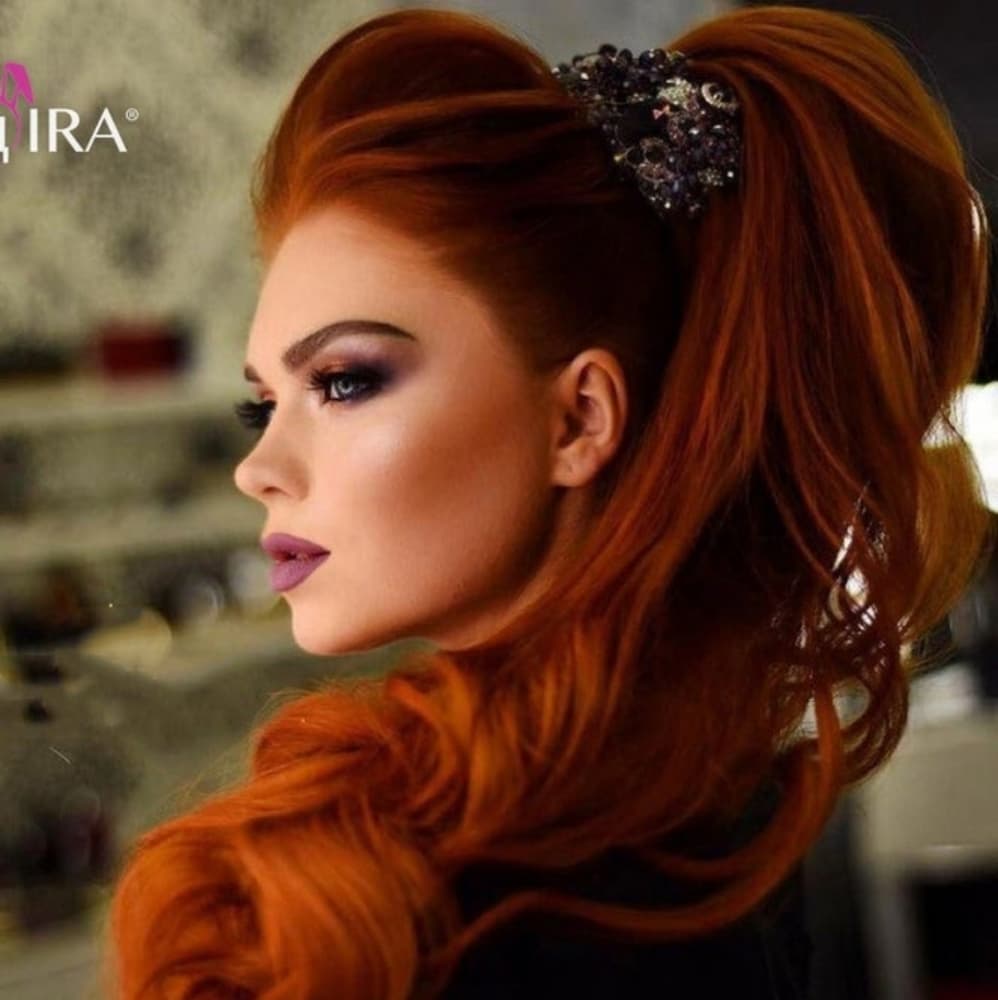 Copper Red Beauty Lace Front Wig