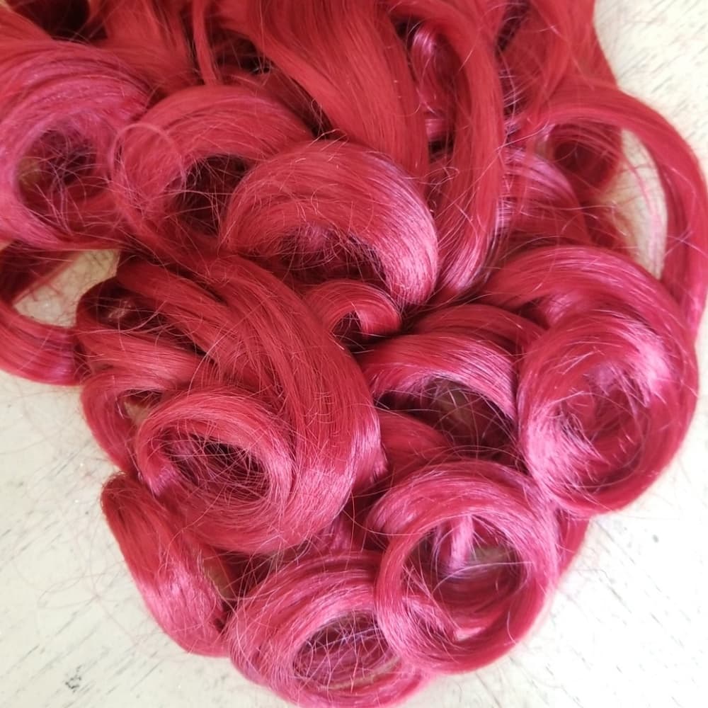Intense Red Beauty Full Head clip in Extension - Thumbnail 3