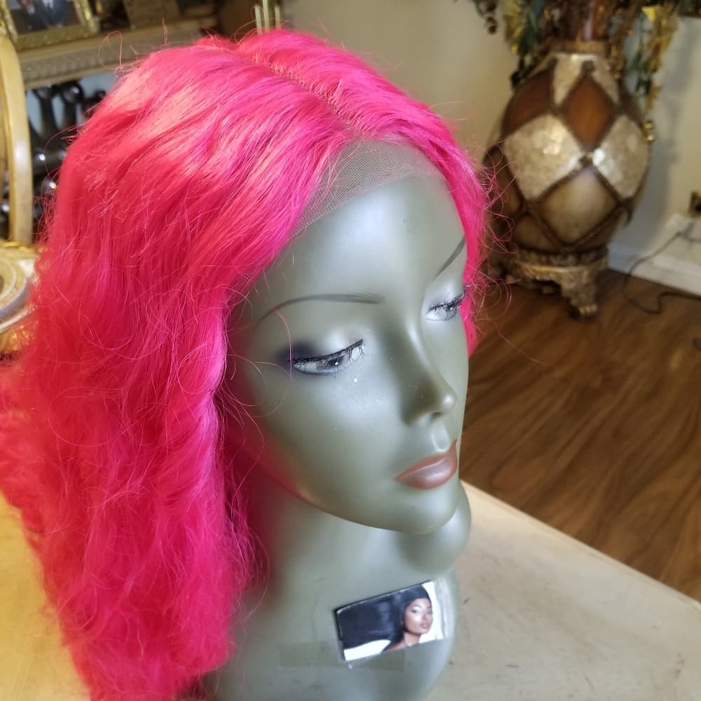 Dark Pink Lace Front Wig 40-45 inches!! - Thumbnail 12