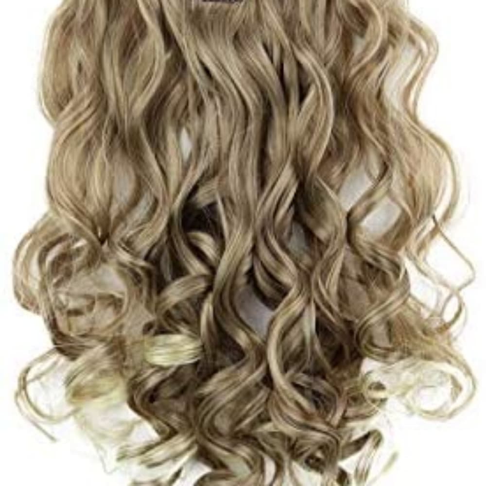 Brown Blonde Full Head Clip In Extension - Thumbnail 2