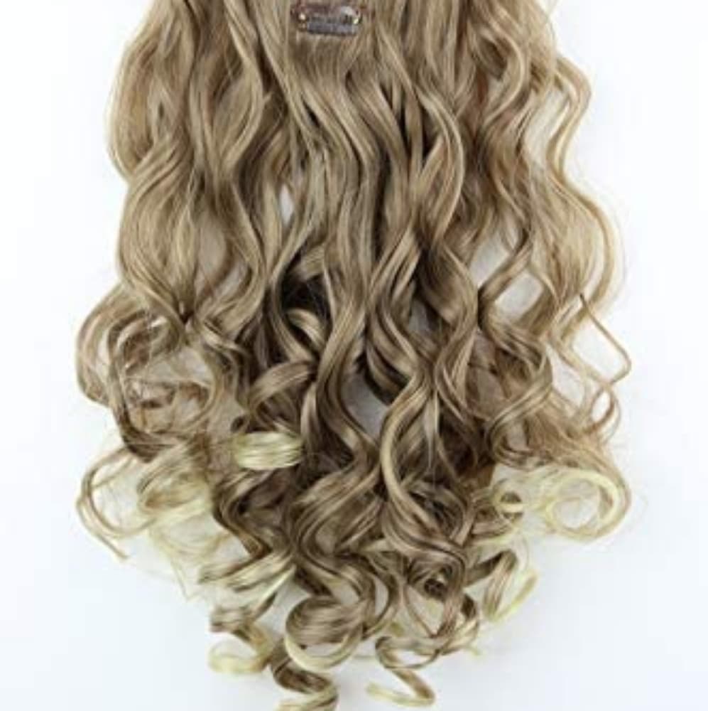 Brown Blonde Full Head Clip In Extension