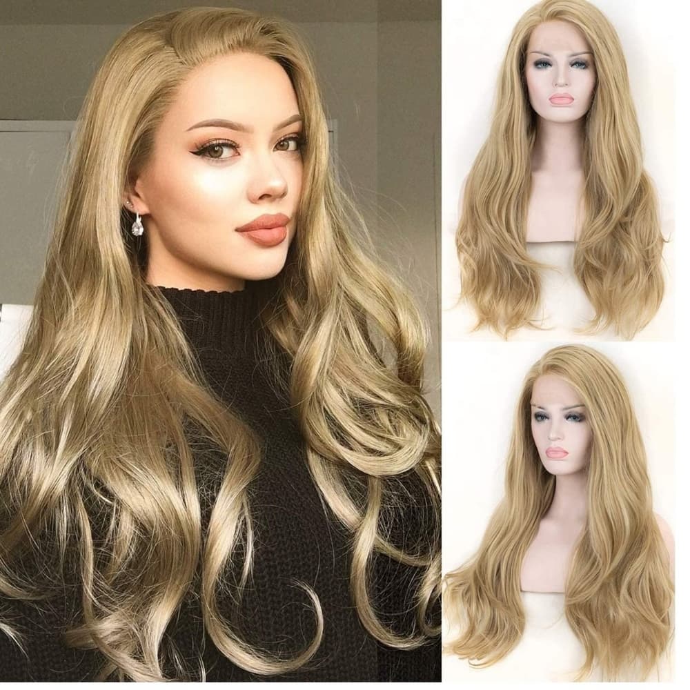Dark Ash Blonde Lace Front Wig