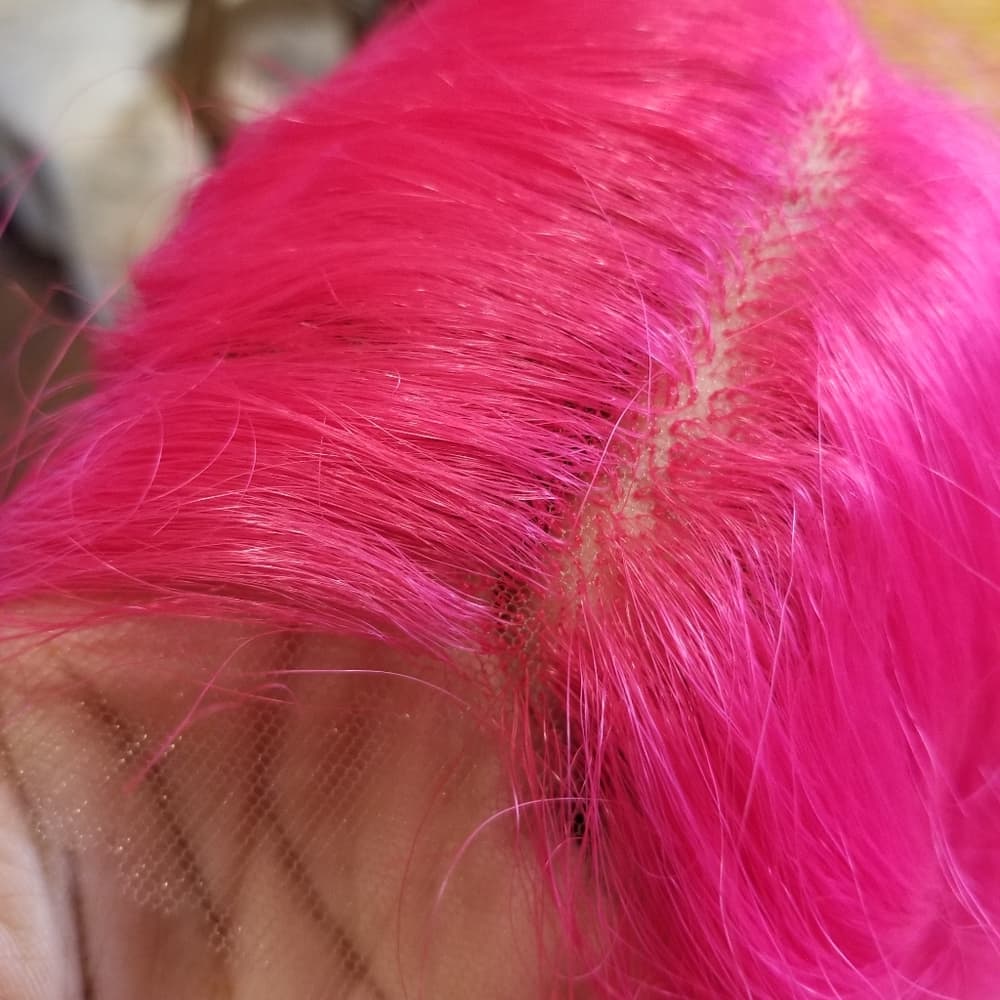 Dark Pink Lace Front Wig 40-45 inches!! - Thumbnail 5