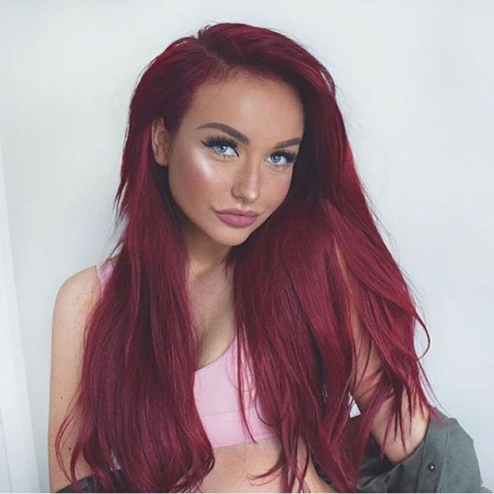 Red Beauty LaceFront Wig - Thumbnail 5