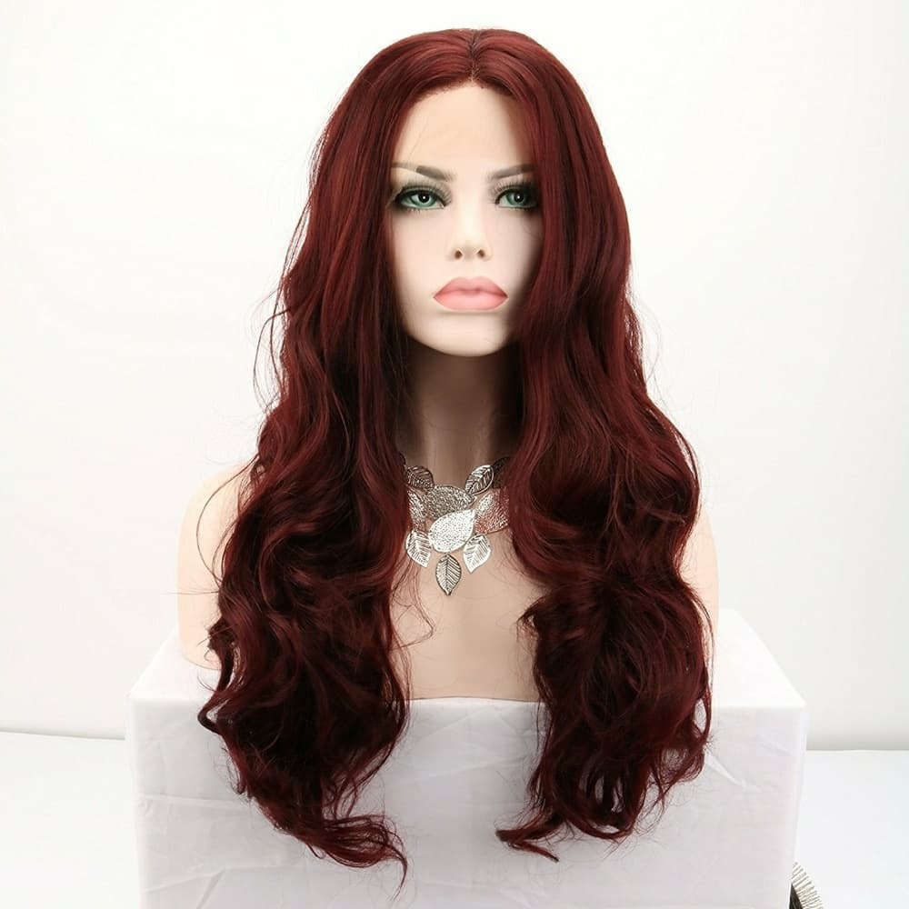 Red Beauty LaceFront Wig - Thumbnail 7