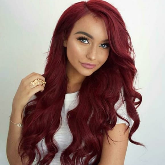 Red Beauty LaceFront Wig - Thumbnail 9