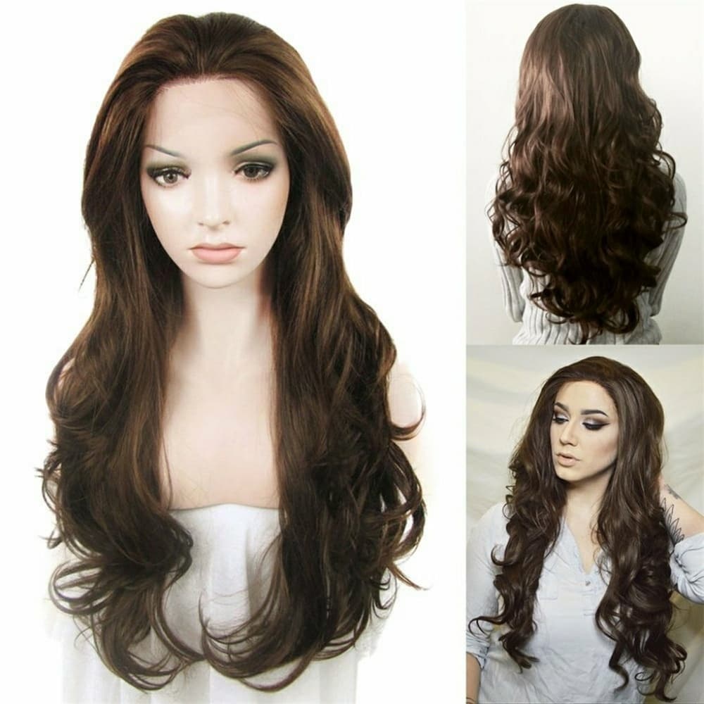 Brown Beauty Lacefront Wig 22-24inches - Thumbnail 7