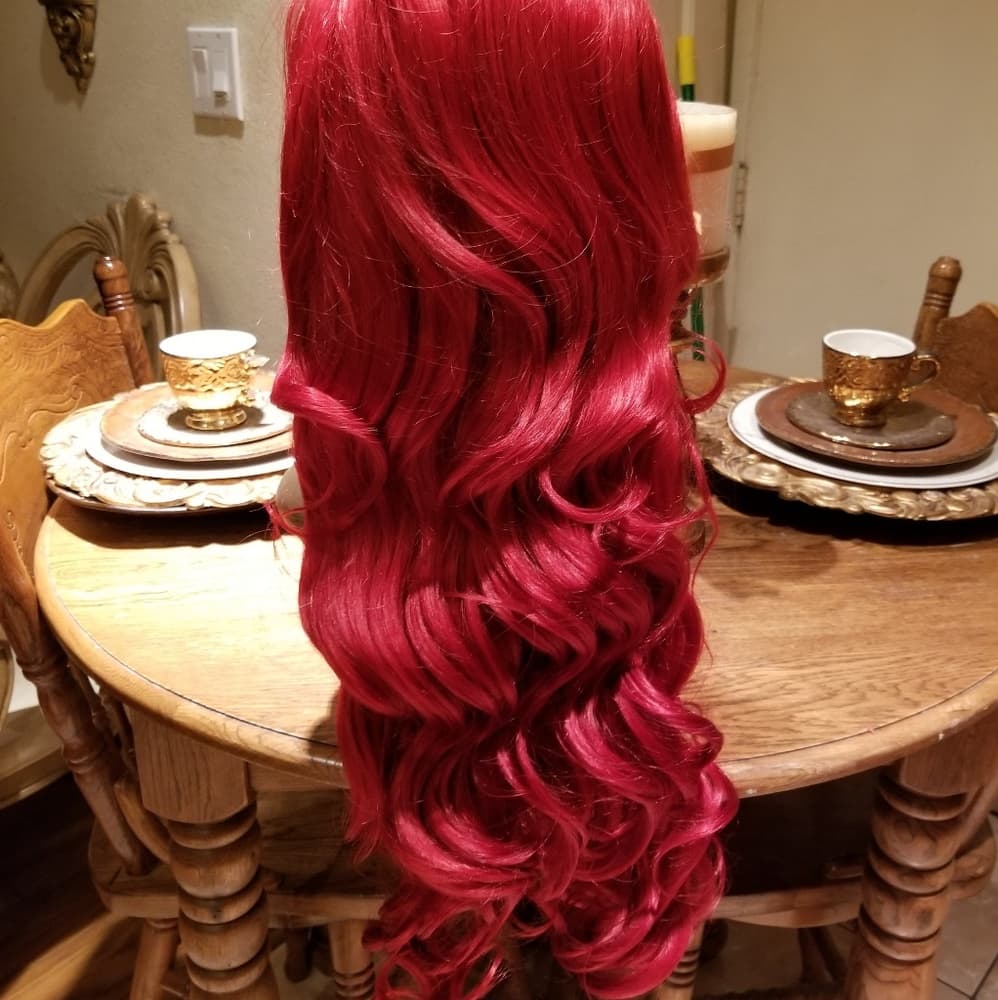 Dark Red Beauty Lace Front Wig - Thumbnail 6