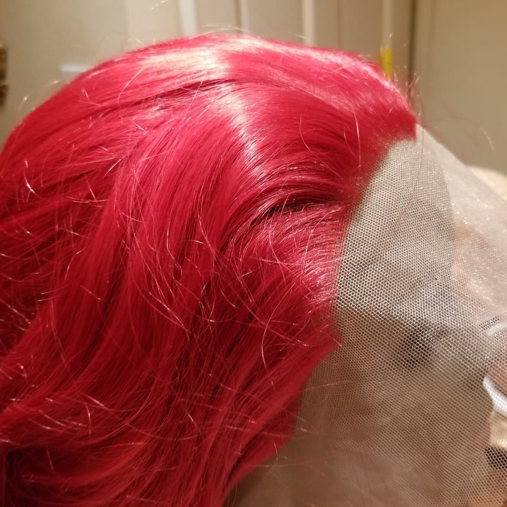 Dark Red Beauty Lace Front Wig - Thumbnail 5