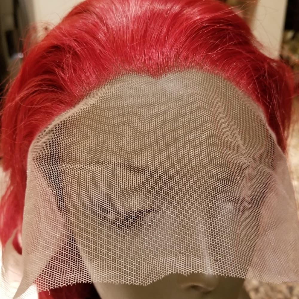 Dark Red Beauty Lace Front Wig - Thumbnail 4