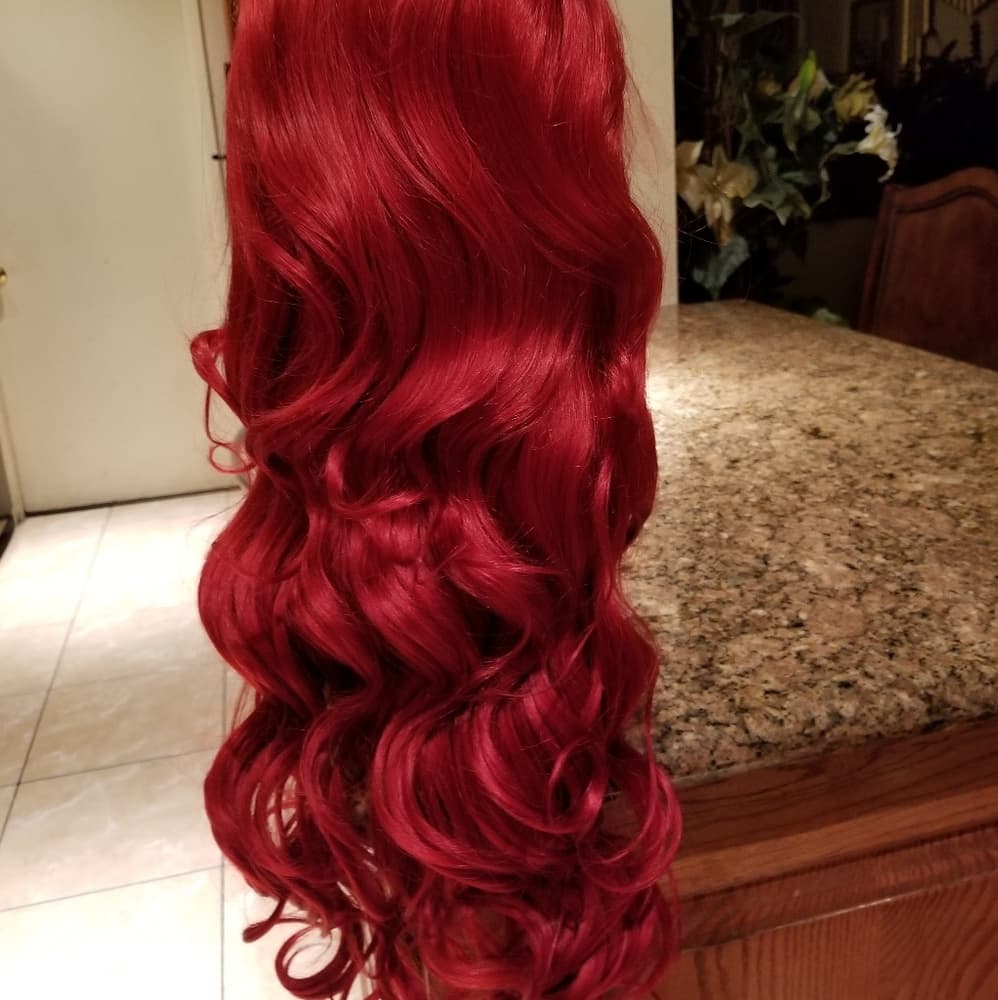 Dark Red Beauty Lace Front Wig - Thumbnail 7