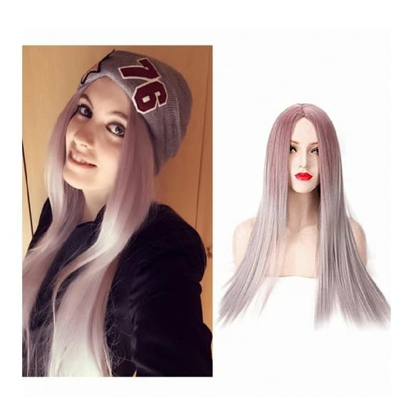 Heat Resistant Synthetic hair Wig - Thumbnail 2