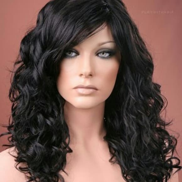Beautiful Roll With Full Wig #1b, #2 - Thumbnail 2