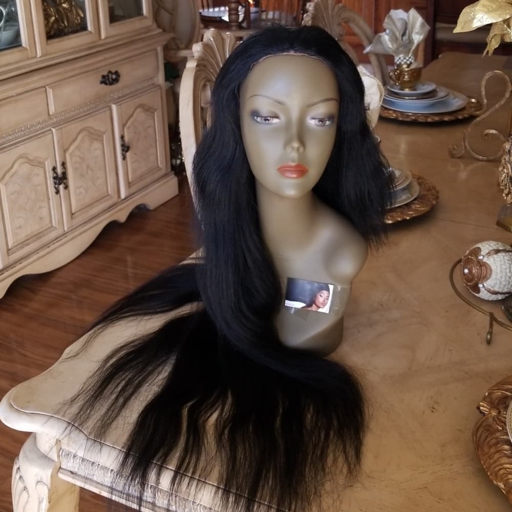 Brazilian Virgin Remy Lace Front Wig - Thumbnail 6
