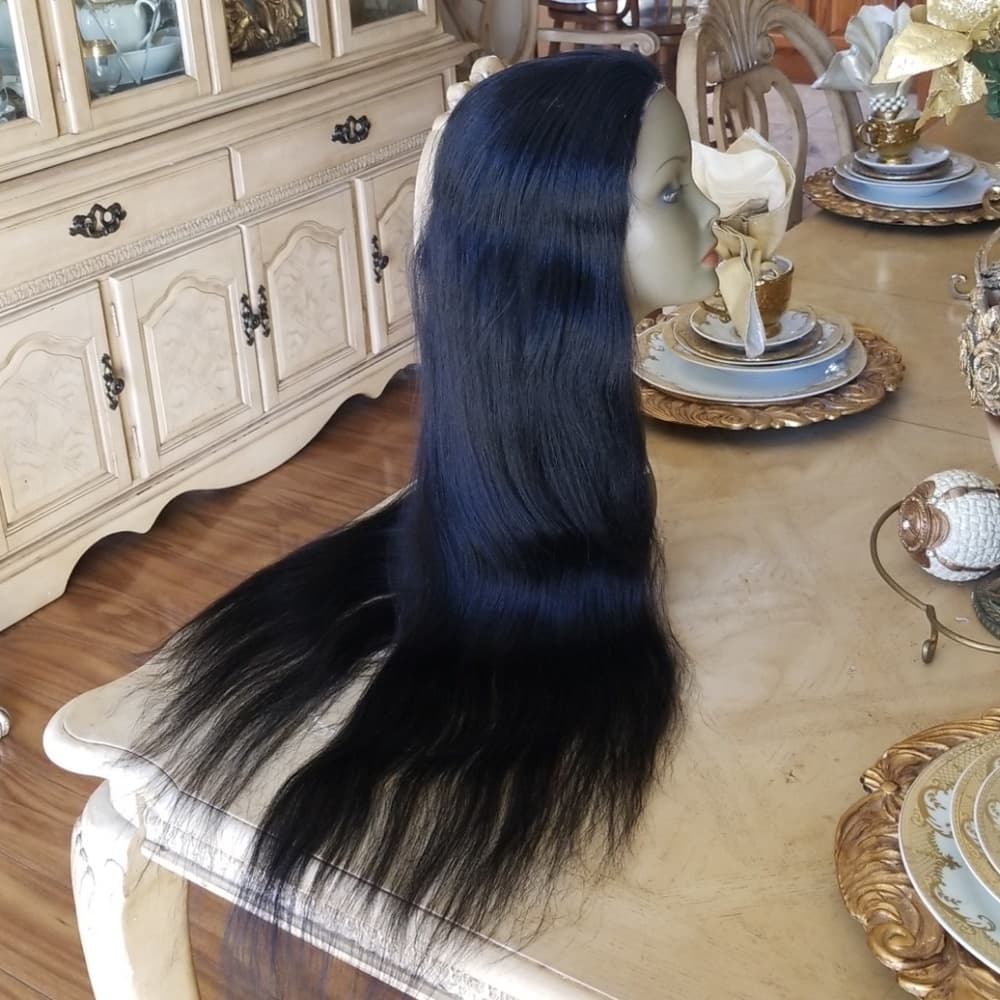 Brazilian Virgin Remy Lace Front Wig - Thumbnail 3