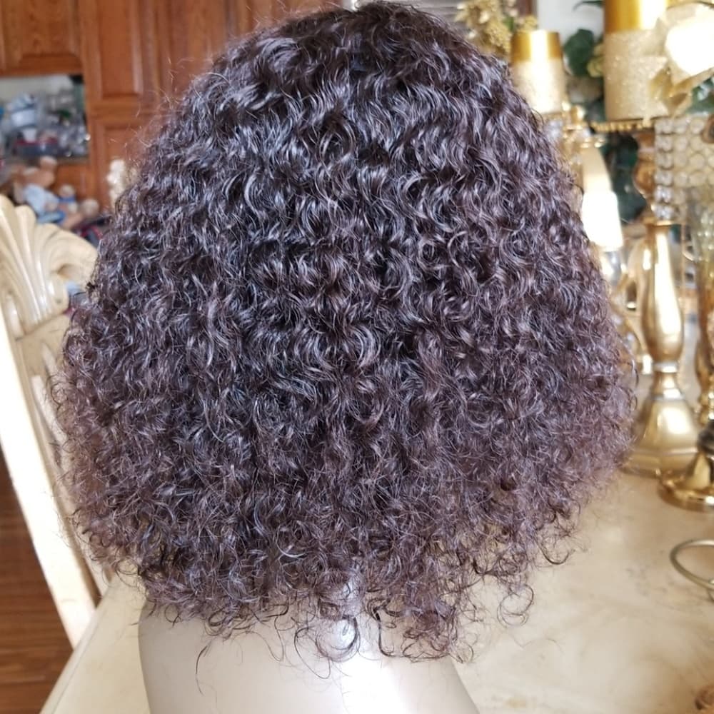 Used Human Hair Wig 8-10 inches - Thumbnail 5