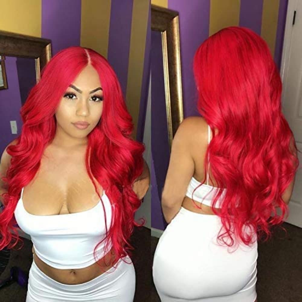 Red Beauty Lace Front Wig - Thumbnail 7