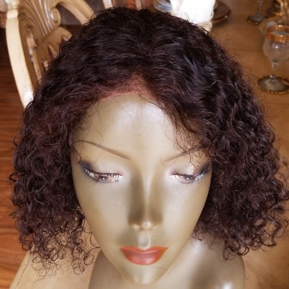 Used Human Hair Wig 8-10 inches - Thumbnail 3