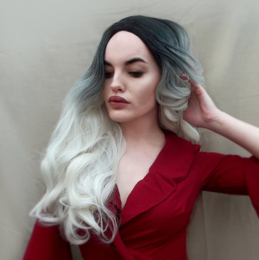 Ombre Blonde Lace Front Wig - Thumbnail 2