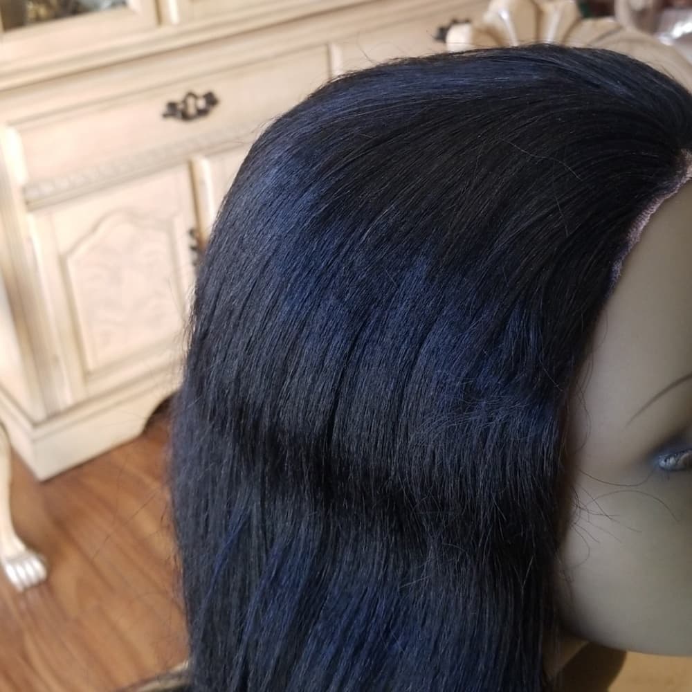 Brazilian Virgin Remy Lace Front Wig - Thumbnail 4